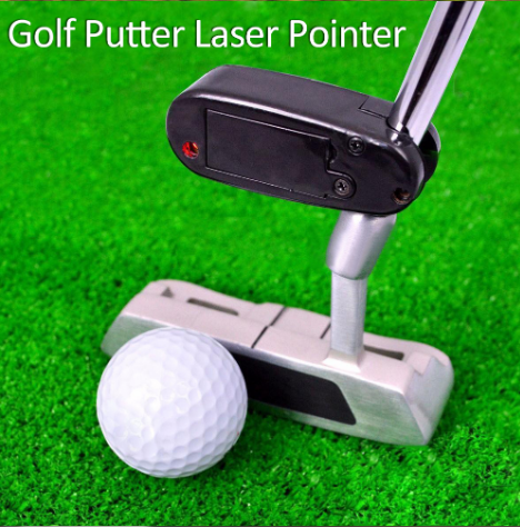 golf putter with laser