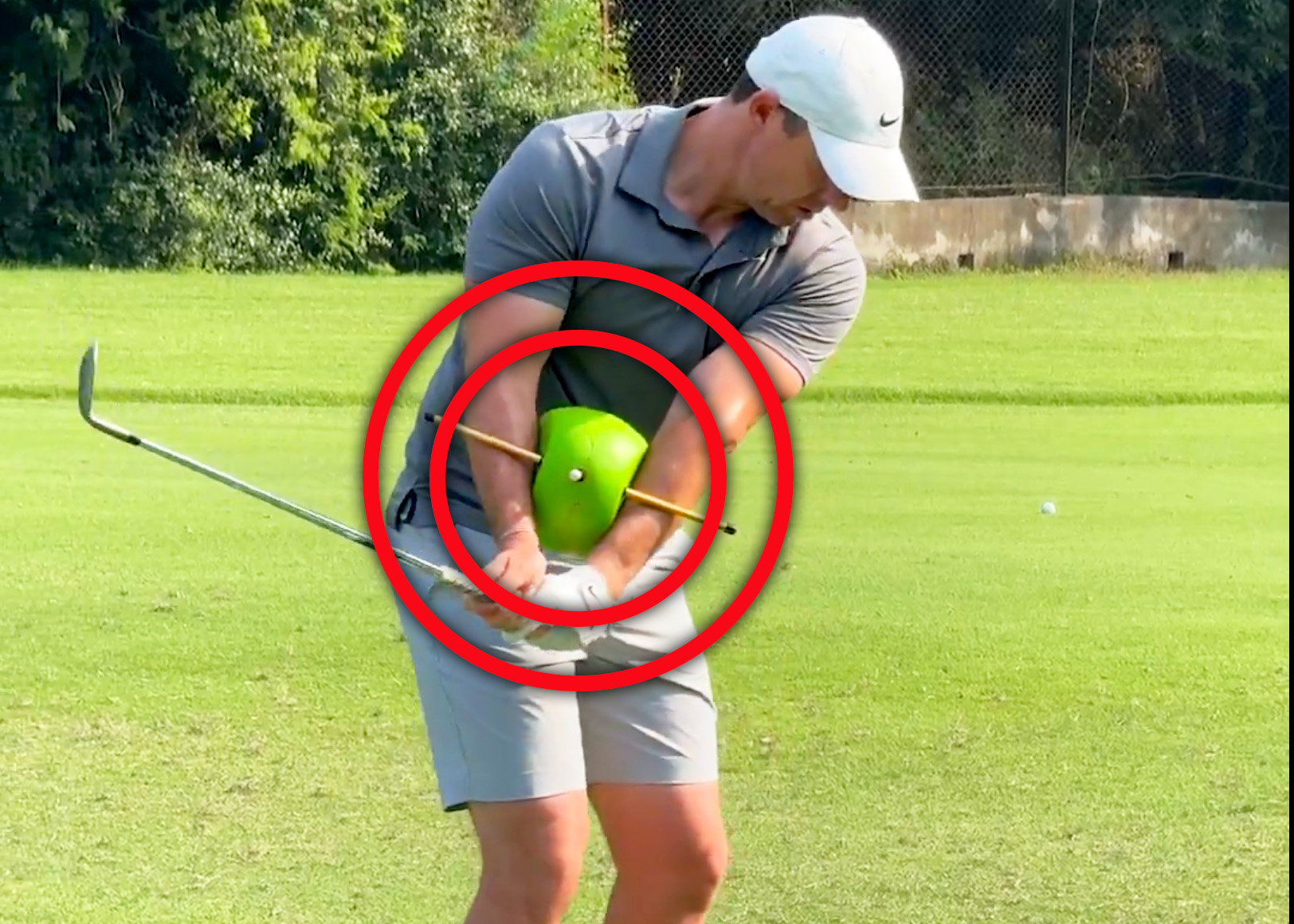 golf swing training aid ball