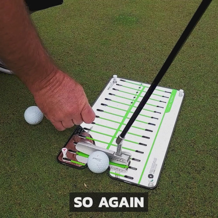 putting mirror training aid