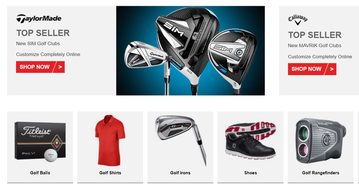 online golf suppliers